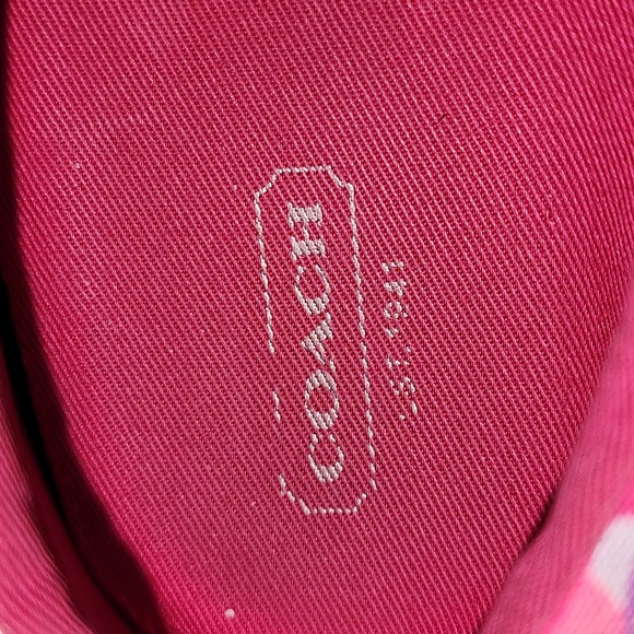 Coach Women's Barrett Pink and Purple Sneaker Size 8 Preowned - Picture 7 of 12